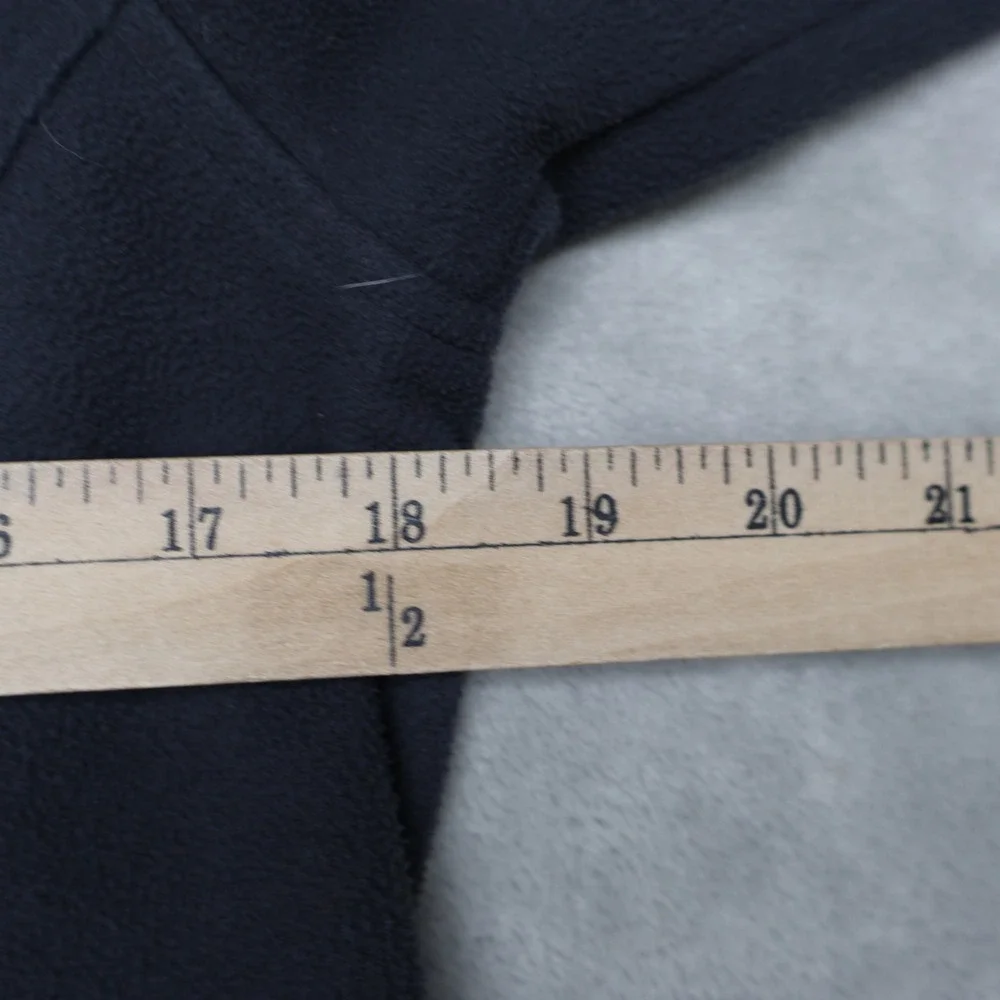 North Face Jacket Mens‎ Small Black Windwall Fleece Full Zip Wind Resistant Warm